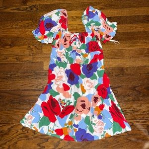 Faithful the Brand Iris Floral Short Sleeve Dress